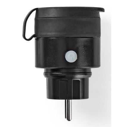 Prise connectée 3680W/230V/Schuko Type F/16A Wi-Fi IP44 noire