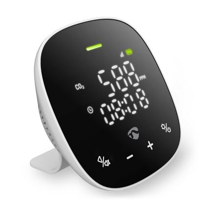 Slimme luchtkwaliteitsmonitor met LED scherm SmartLife Wi-Fi