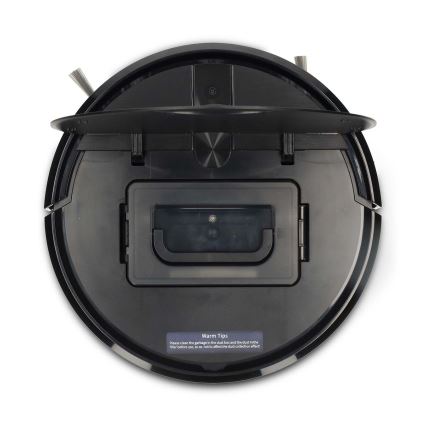 Aspirateur robot intelligent 2-en-1 (aspiration et lavage) SmartLife 2600 mAh Wi‑Fi compatible Tuya noir + télécommande