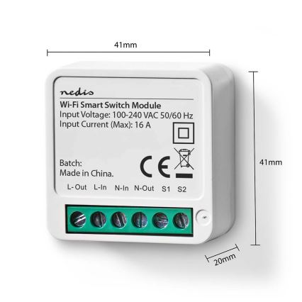 Interrupteur connecté SmartLife Wi-Fi 230V