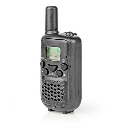 SET 2x Walkietalkie met LED-licht 3xAAA bereik 5 km