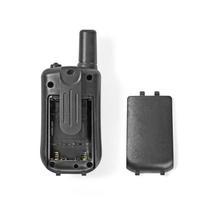 SET 2x Walkietalkie met LED-licht 3xAAA bereik 5 km