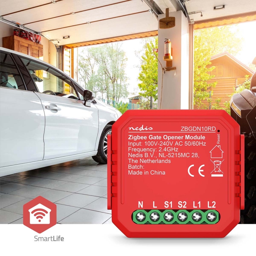 Interrupteur de porte de garage connecté SmartLife Zigbee Tuya