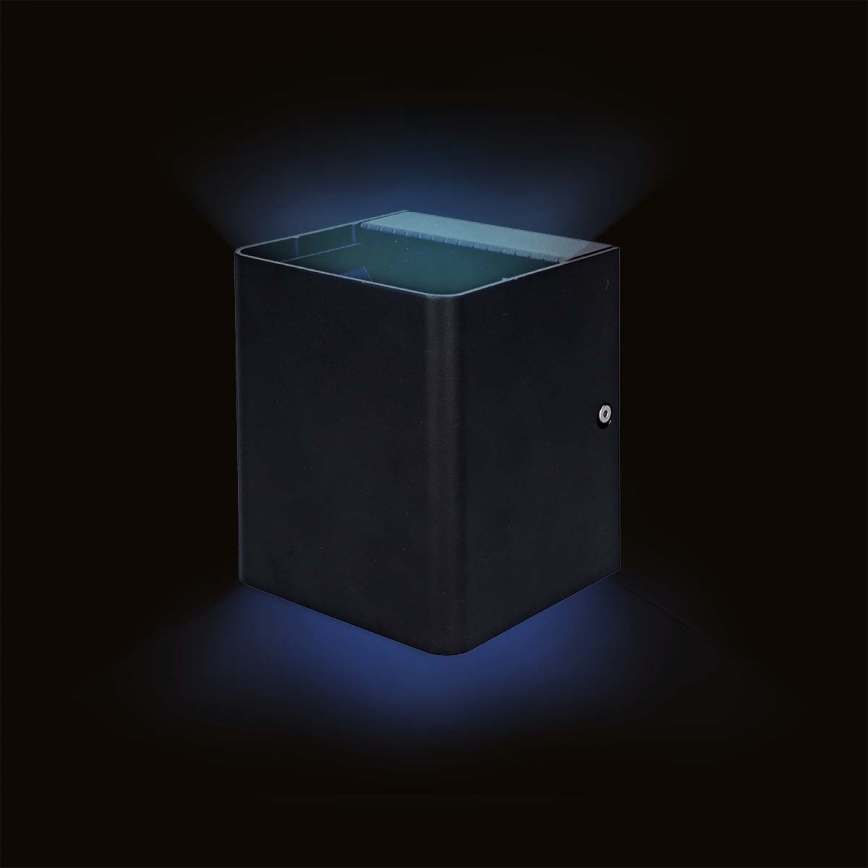 Applique murale d'extérieur LED RGBW dimmable SmartLife LED/12W/230V IP65 Wi-Fi Tuya noir