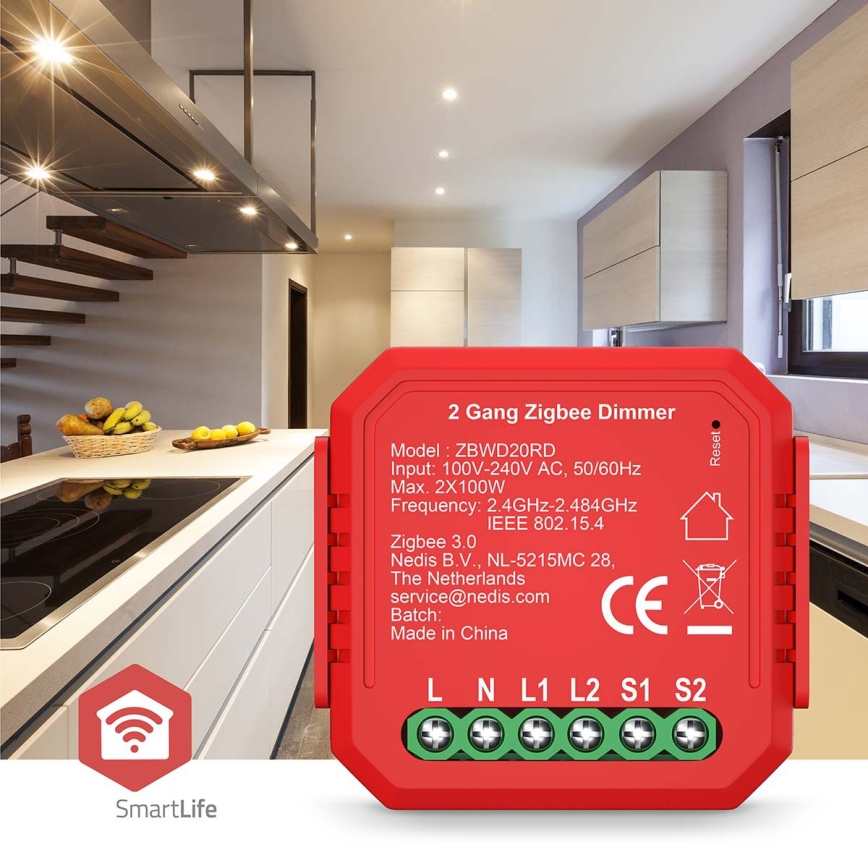 Variateur double intelligent SmartLife 230V