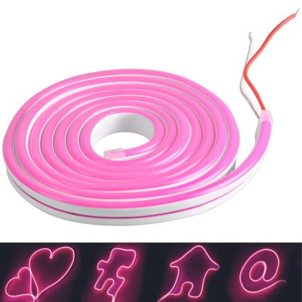 Neon - Roze LED Strip 2 m LED/17W/12V IP65