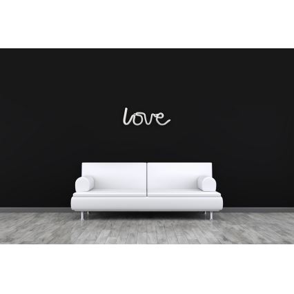 Neon verlichting decoratie tekst LOVE 3xAA