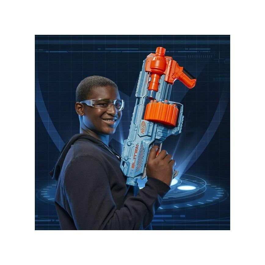 Nerf - Kinder pistool Elite 2.0 Shockwave RD-15 Blaster met accessoires