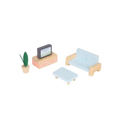 New Classic Toys - Houten poppenhuis rood
