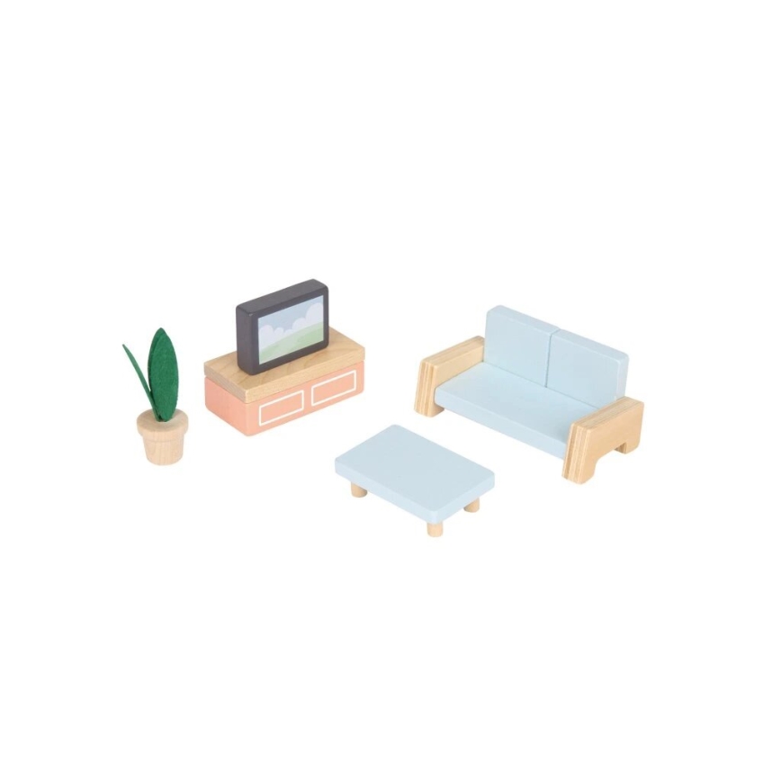 New Classic Toys - Houten poppenhuis rood