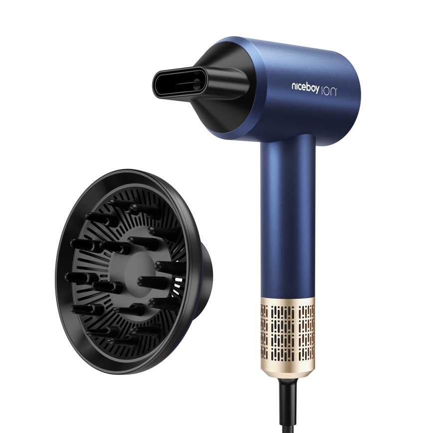 Niceboy AirSonic ELITE - Haardroger 2200W/230V blauw