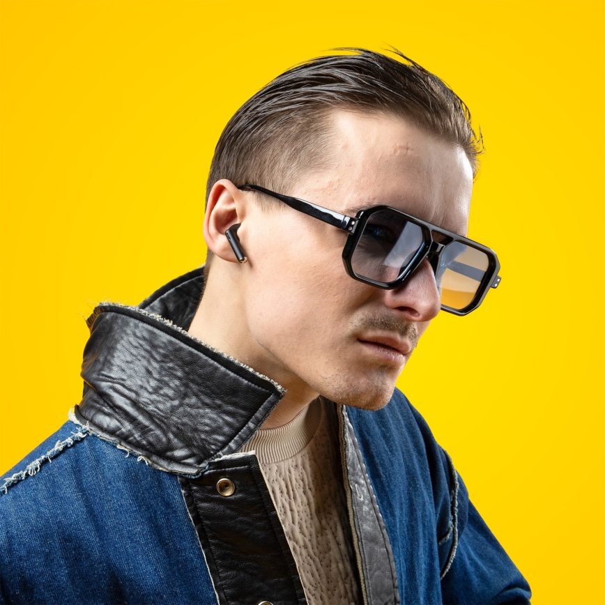 Niceboy Beans 4 - Draadloos earphones 300 mAh + 2x 35 mAh IPX4 zwart