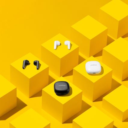 Niceboy Beans 4 POP - Draadloos earphones 200 mAh + 2x 30 mAh IPX4 zwart
