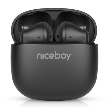 Niceboy Beans 4 POP - Ecouteurs sans fil 200 mAh + 2x 30 mAh IPX4 noir