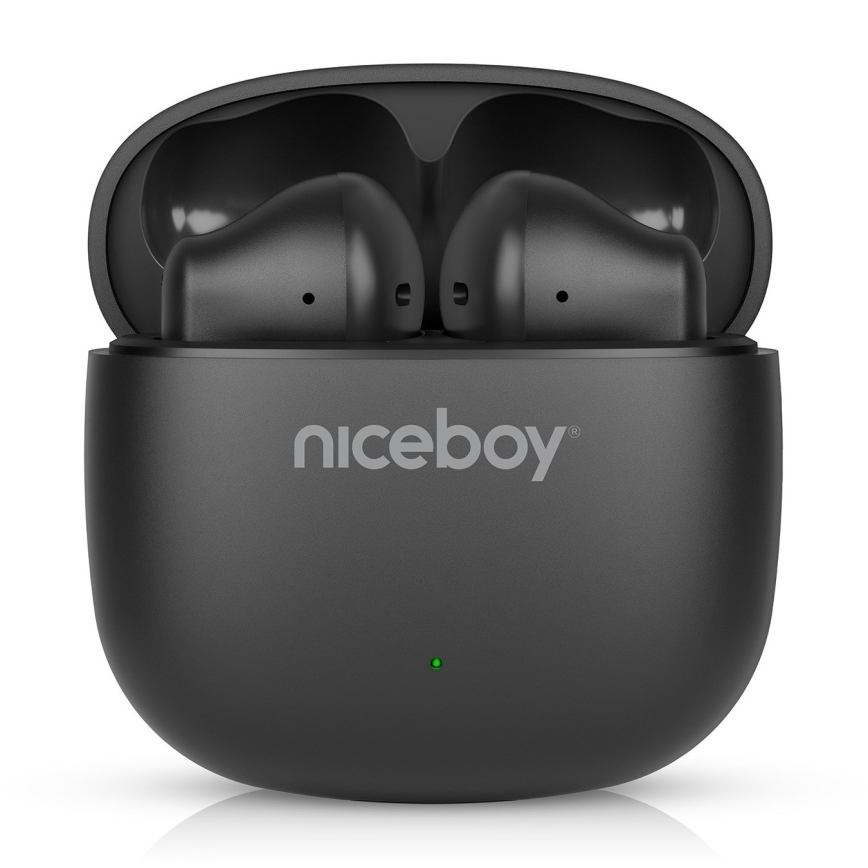 Niceboy Beans 4 POP - Ecouteurs sans fil 200 mAh + 2x 30 mAh IPX4 noir