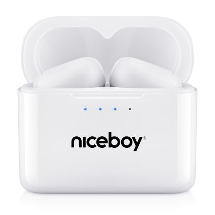 Niceboy HIVE Podsie 4 - Draadloos earphones IP54 wit