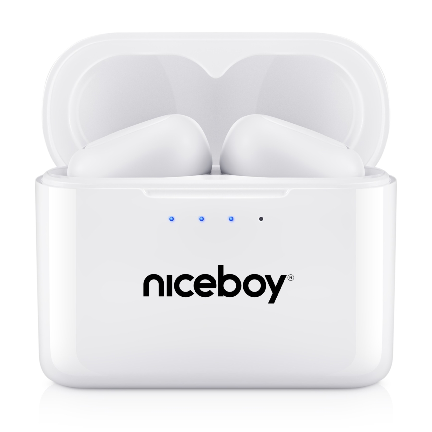Niceboy HIVE Podsie 4 - Draadloos earphones IP54 wit