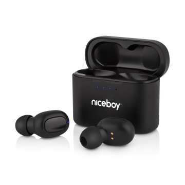 Niceboy HIVE Podsie 4 - Ecouteurs sans fil IP54 noir