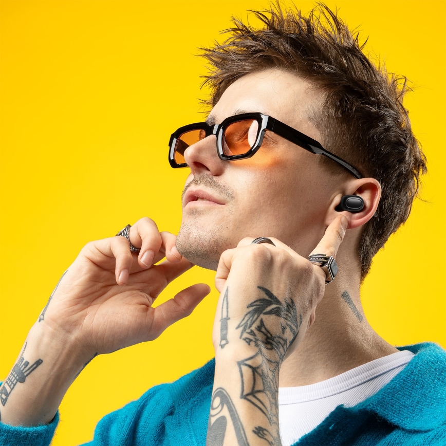 Niceboy HIVE Podsie 4 - Ecouteurs sans fil IP54 noir