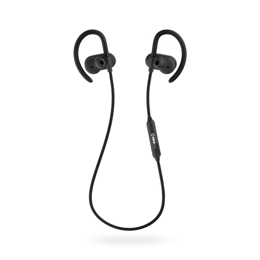 Niceboy HIVE sport 2 - Écouteurs de sport avec un micro IPX5 noir