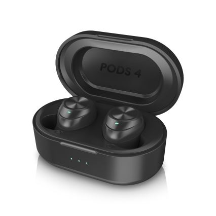 Niceboy Inbouw 4 - Draadloos earphones 500 mAh + 2x 70 mAh IPX5 zwart