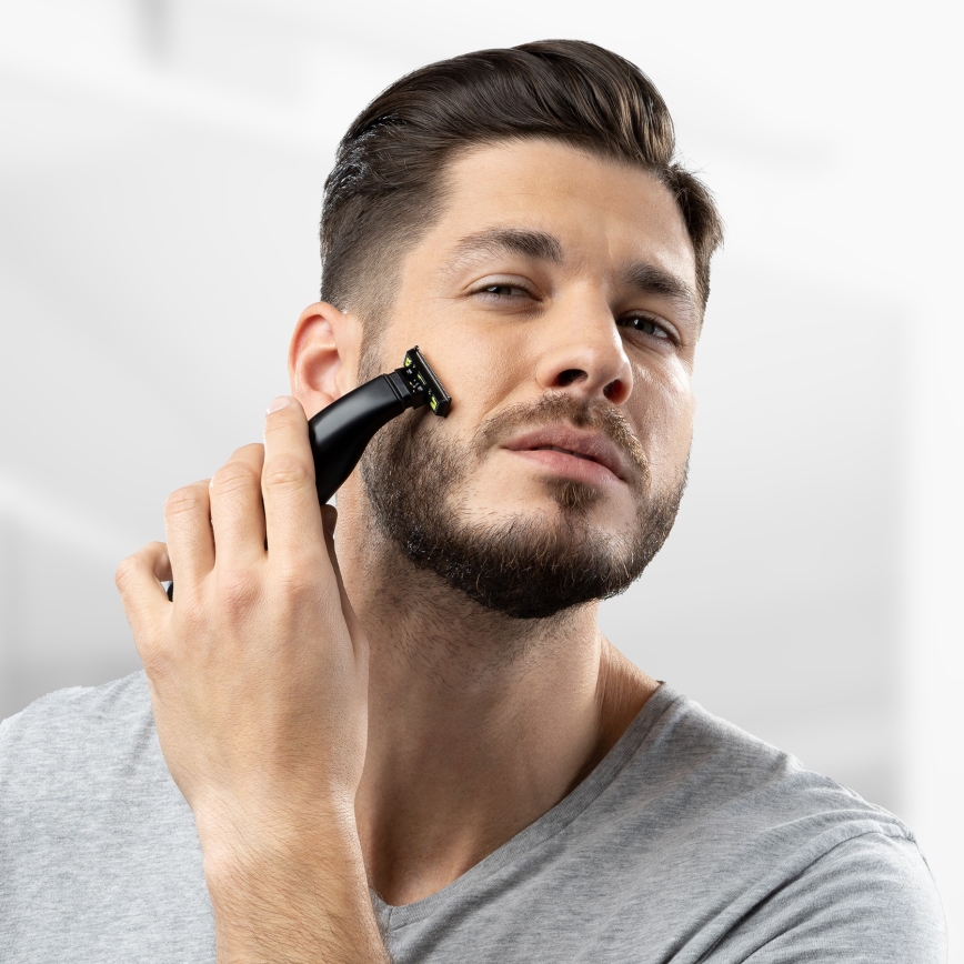 Niceboy ION AirBlade - Tondeuse à barbe 5W/5V noir