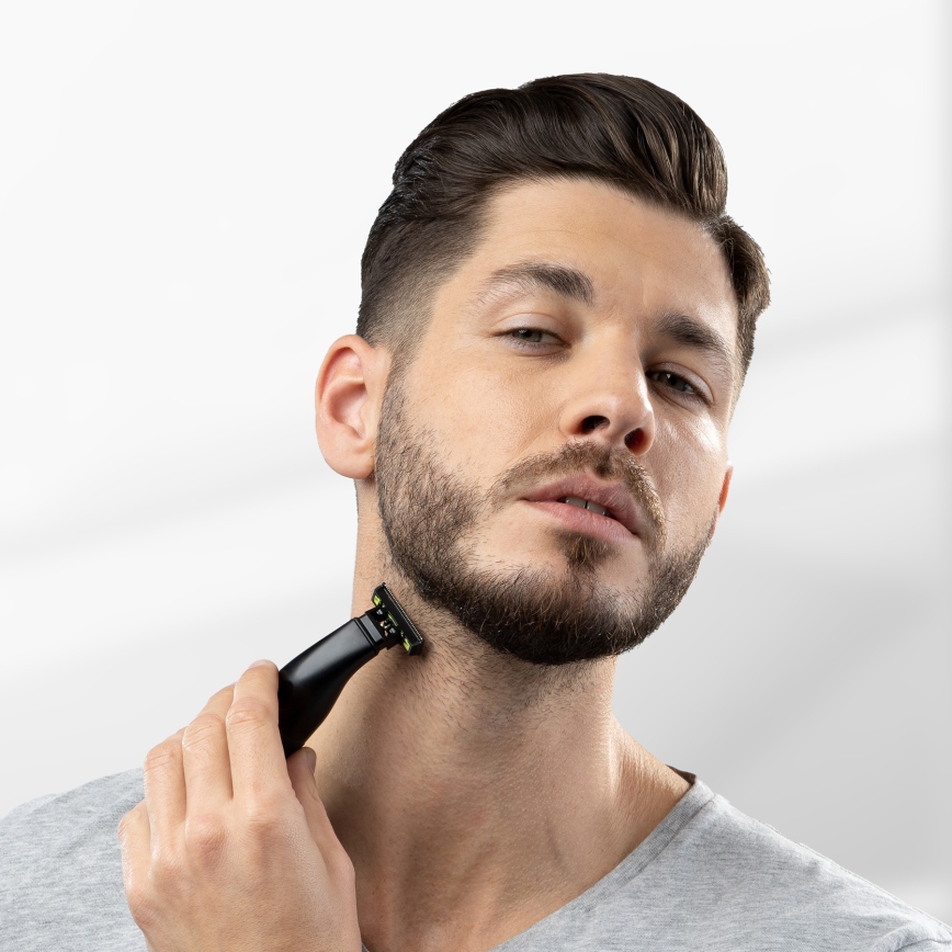 Niceboy ION AirBlade - Tondeuse à barbe 5W/5V noir