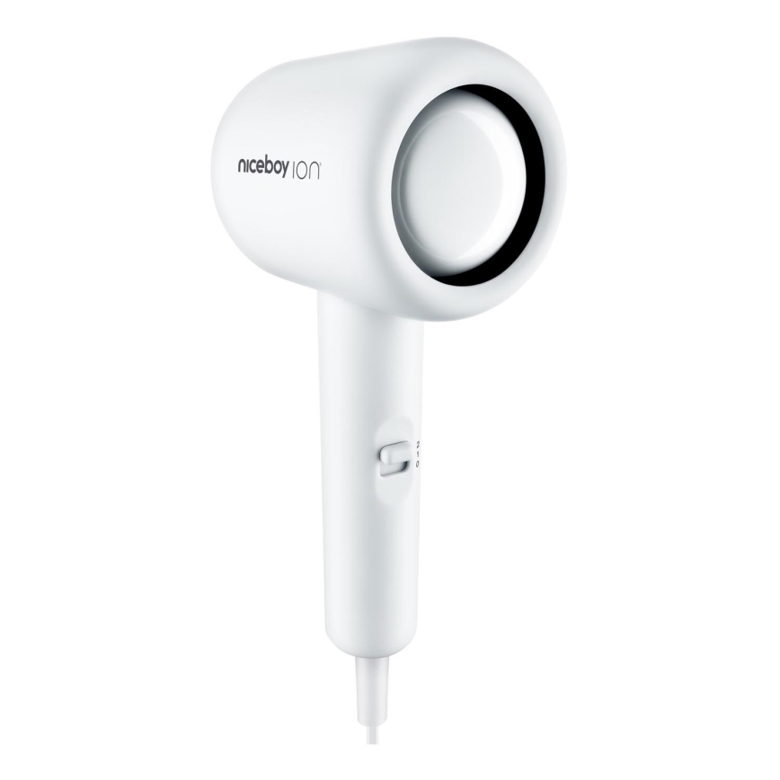Niceboy ION AirSonic POP - Sèche-cheveux 1400W/230V blanc