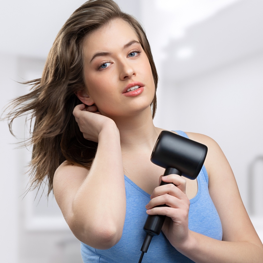 Niceboy ION AirSonic POP - Sèche-cheveux 1400W/230V noir