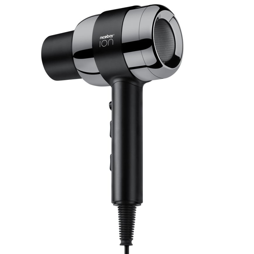 Niceboy ION AirSonic PRO - Sèche-cheveux 2200W/230V noir
