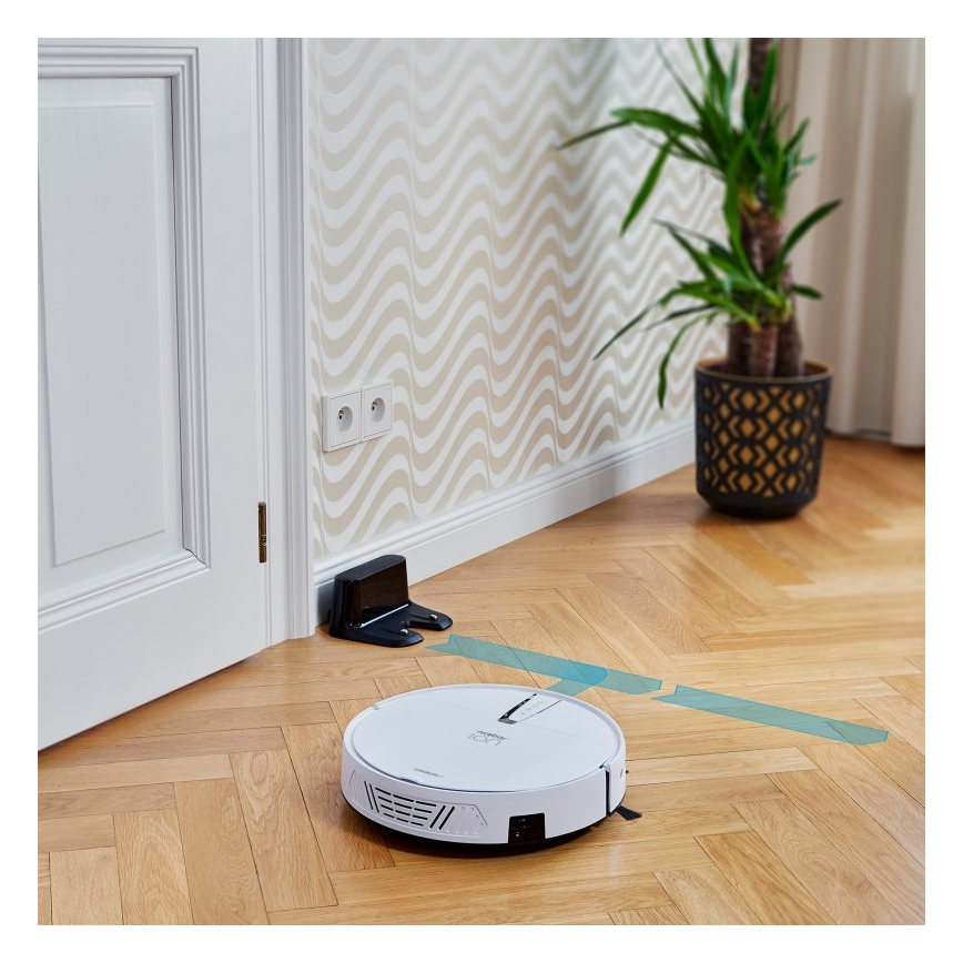 Niceboy ION Charles i4 - Slimme 2-in-1 robotstofzuiger 4400 mAh Wi-Fi wit + afstandsbediening