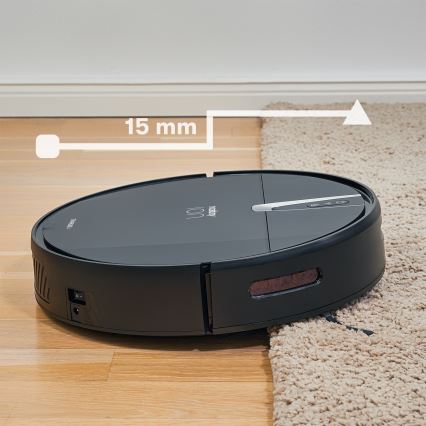 Niceboy ION Charles i4 - Slimme 2-in-1 robotstofzuiger 4400 mAh Wi-Fi zwart + afstandsbediening