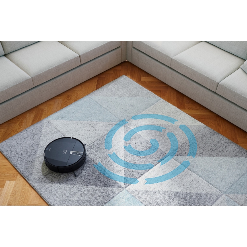 Niceboy ION Charles i4 - Slimme 2-in-1 robotstofzuiger 4400 mAh Wi-Fi zwart + afstandsbediening