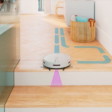 Niceboy ION Charles i4 - Slimme robotstofzuiger 2in1 4400 mAh Wi-Fi wit + afstandsbediening
