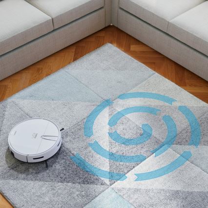 Niceboy ION Charles i4 - Slimme robotstofzuiger 2in1 4400 mAh Wi-Fi wit + afstandsbediening