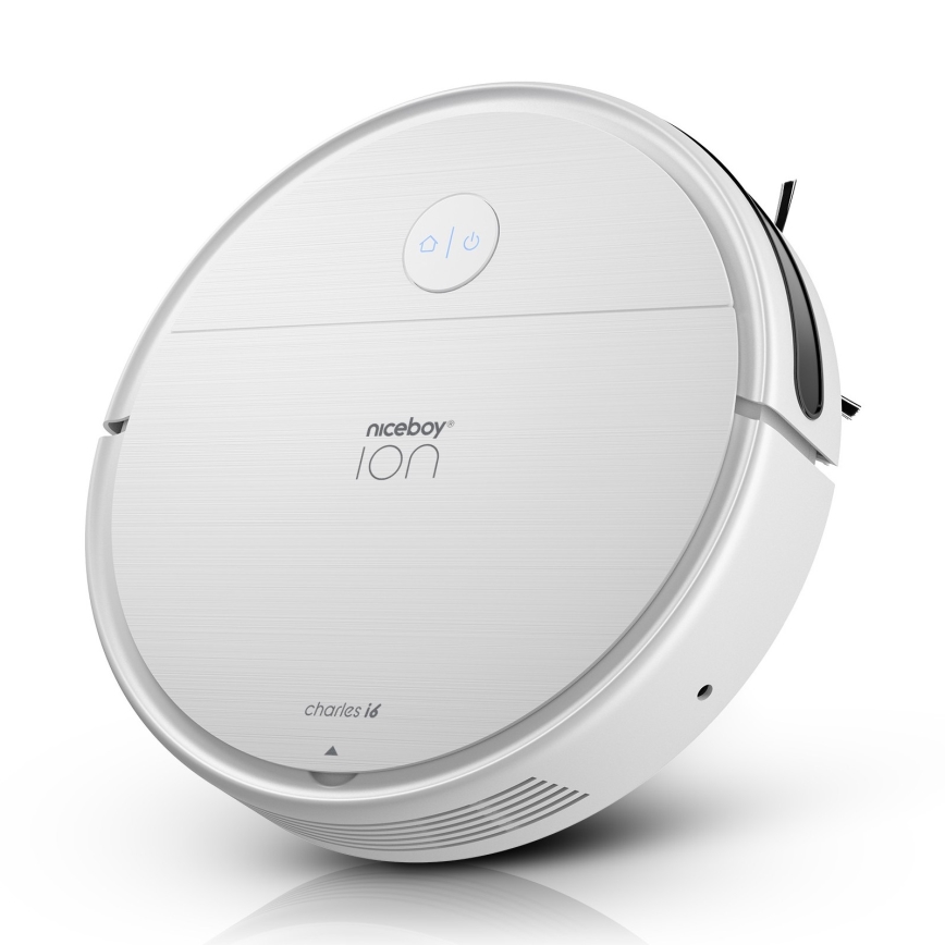 Niceboy ION Charles i6 - Slimme 2-in-1 robotstofzuiger 2600 mAh Wi-Fi wit