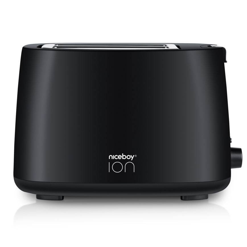 Niceboy ION Cruncher C1 - Broodrooster met twee gaten en braadpan 750W/230V zwart