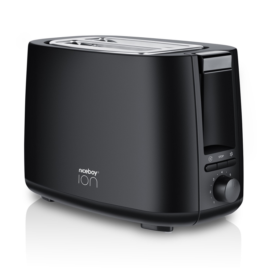 Niceboy ION Cruncher C1 - Grille-pain à deux compartiments et gril 750W/230V noir