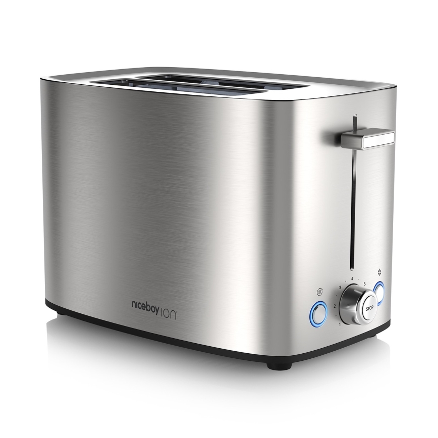 Niceboy ION Cruncher C4 - Grille-pain à deux compartiments et gril 850W/230V acier inoxydable
