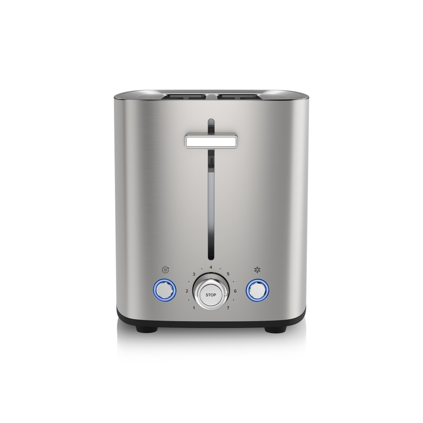 Niceboy ION Cruncher C4 - Grille-pain à deux compartiments et gril 850W/230V acier inoxydable