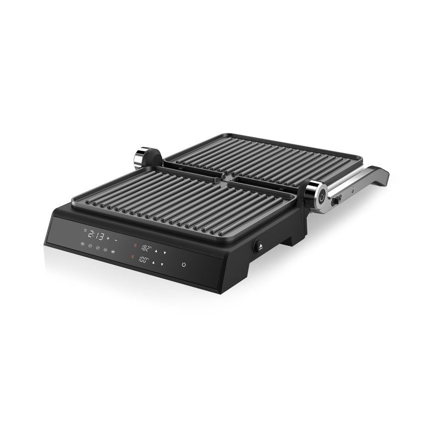 Niceboy ION Grillmaster - Grill de contact 2000W/230V noir/chrome mat