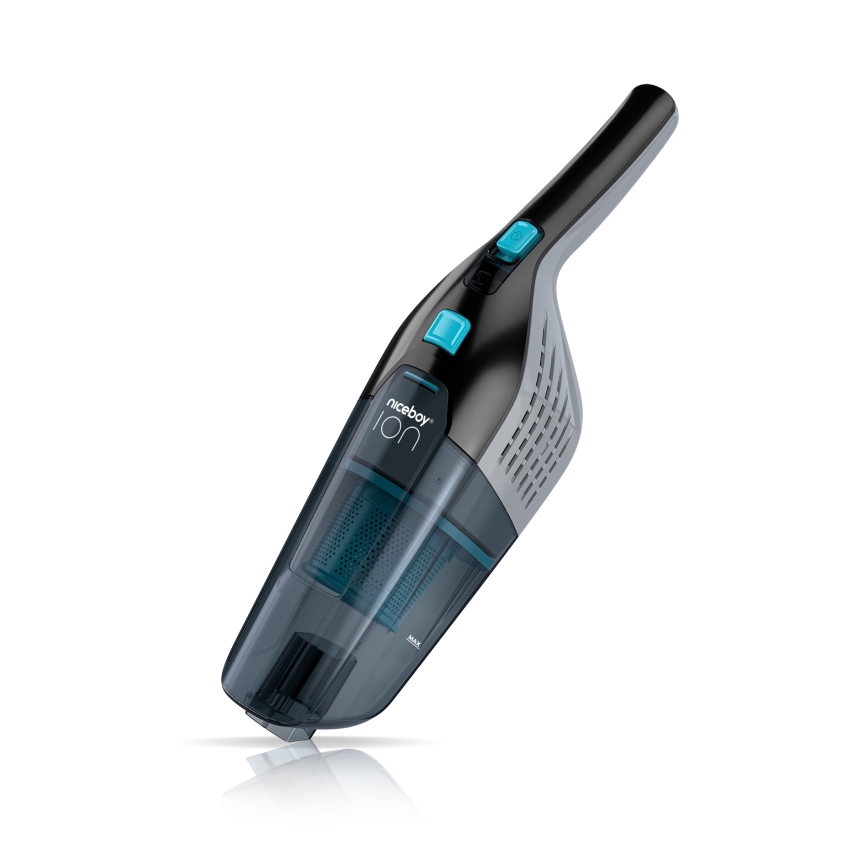 Niceboy ION Hurricane F7 - Snoerloze steelstofzuiger 3in1 150W/2200 mAh zwart