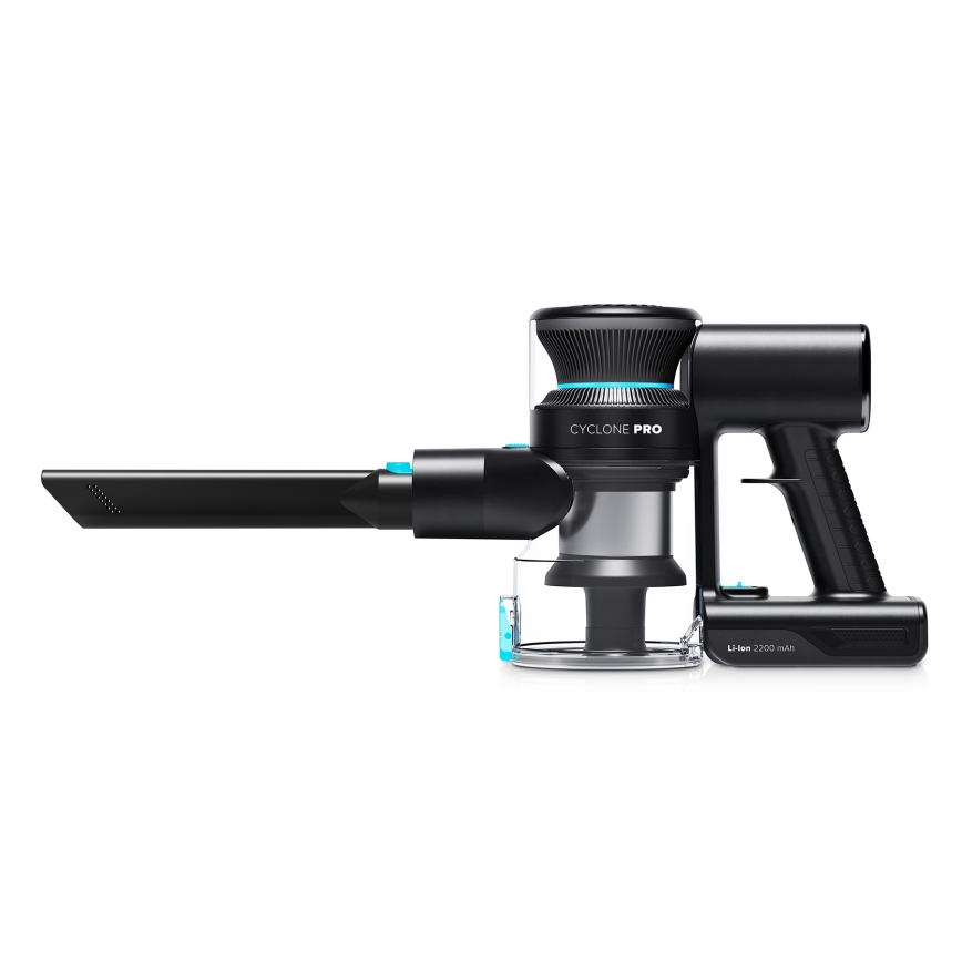 Niceboy ION Hurricane H5 Plus - Aspirateur balai sans fil 2 en 1 140W/2200 mAh noir