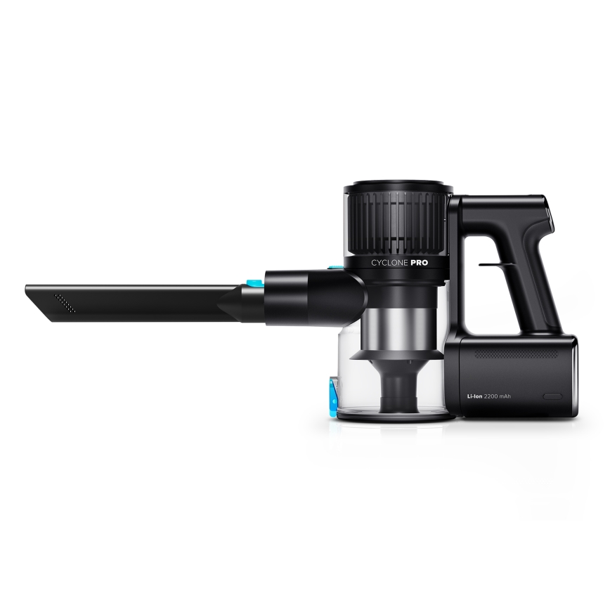 Niceboy ION Hurricane H9 - Aspirateur-balai flexible sans fil 2en1 400W/2200 mAh noir