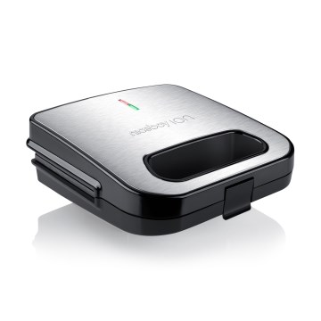 Niceboy ION Snacker S1 - Appareil à croque-monsieur 750W/230V chrome mat/noir