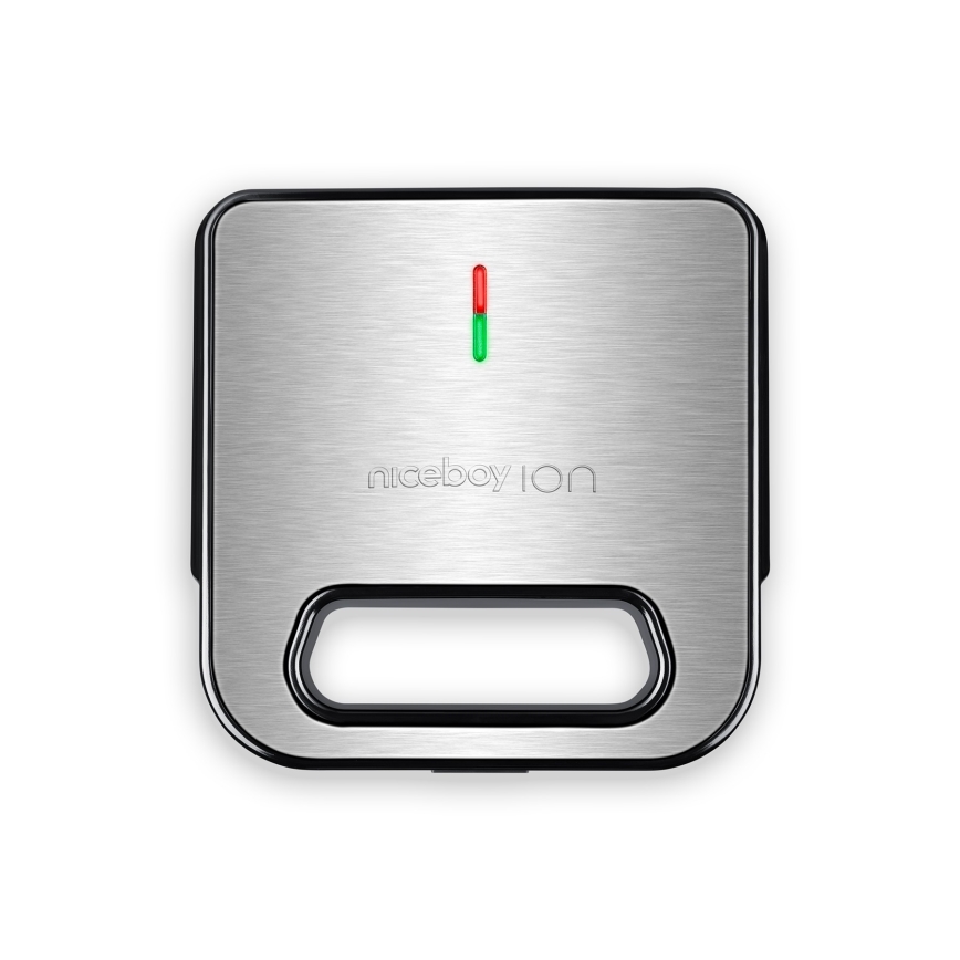 Niceboy ION Snacker S1 - Appareil à croque-monsieur 750W/230V chrome mat/noir