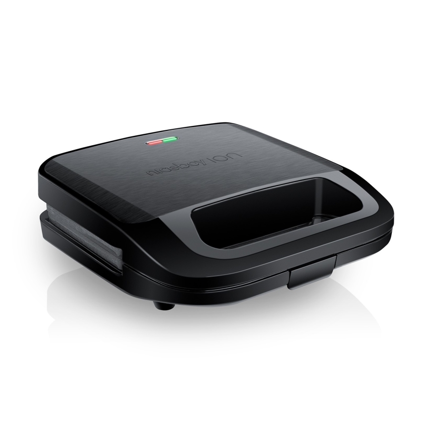 Niceboy ION Snacker S3 - Appareil à croque-monsieur 3en1 750W/230V acier inoxydable/noir