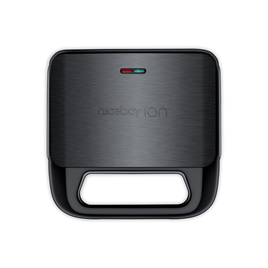 Niceboy ION Snacker S3 - Appareil à croque-monsieur 3en1 750W/230V acier inoxydable/noir