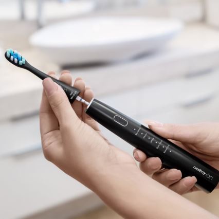 Niceboy ION Sonic - Brosse à dents sonique IPX7 noir