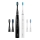 Niceboy ION Sonic Duo Pack - LOT 2x Brosse à dents sonique IPX7 noir + blanc